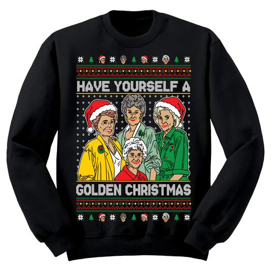 Ugly Christmas Sweater Golden Christmas