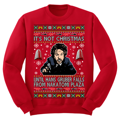 Ugly Christmas Sweater Not Christmas Till Hans Falls