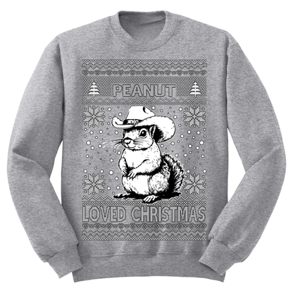 Ugly Christmas Sweater Peanut Loved Christmas Squirrel
