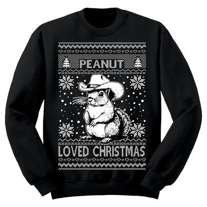 Ugly Christmas Sweater Peanut Loved Christmas Squirrel
