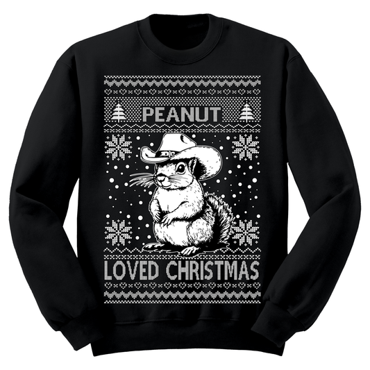 Ugly Christmas Sweater Peanut Loved Christmas Squirrel