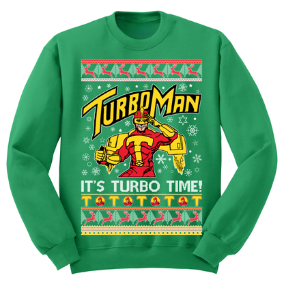 Ugly Christmas Sweater Turboman