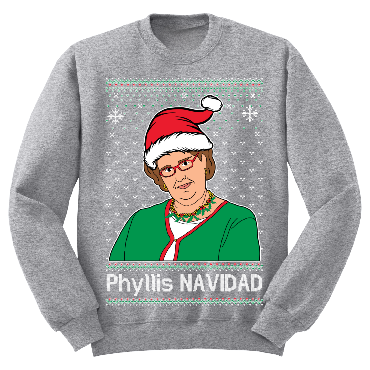 Ugly Christmas Sweater Phyllis Navidad