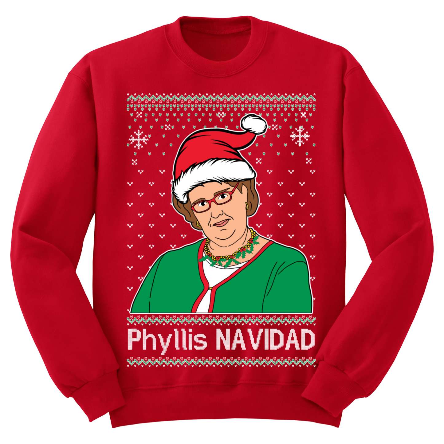 Ugly Christmas Sweater Phyllis Navidad