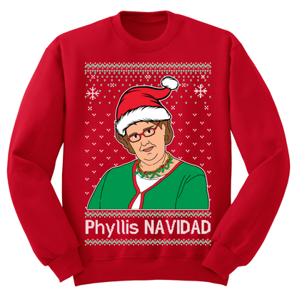 Ugly Christmas Sweater Phyllis Navidad