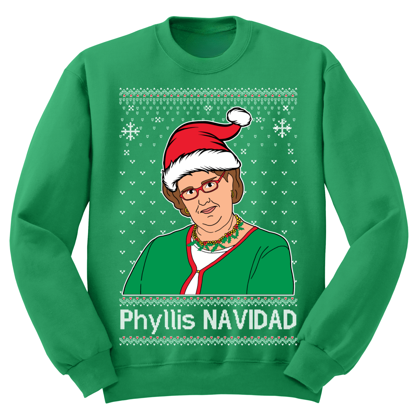 Ugly Christmas Sweater Phyllis Navidad