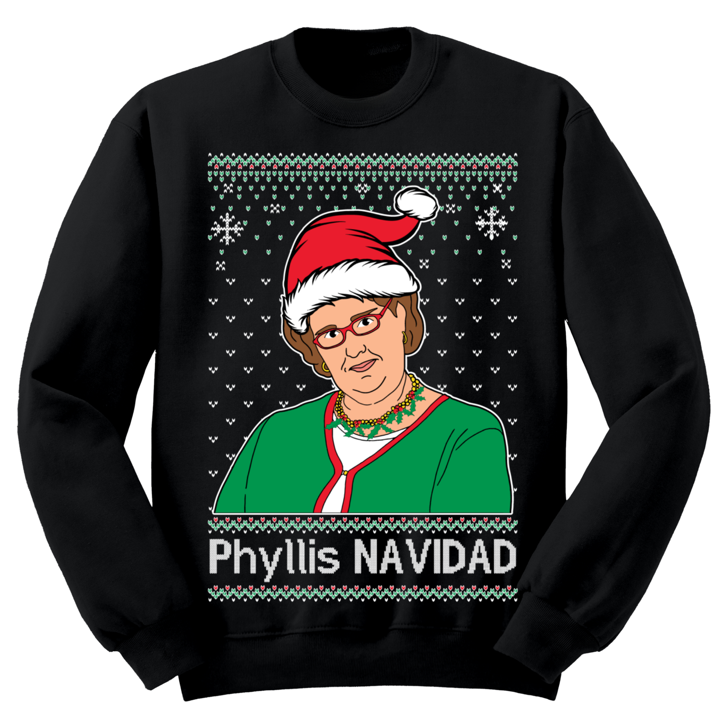 Ugly Christmas Sweater Phyllis Navidad