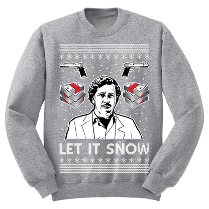 Ugly Christmas Sweater Let It Snow Pablo