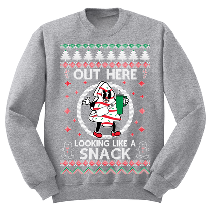 Ugly Christmas Sweater Out Here Lookin' Like A Snack