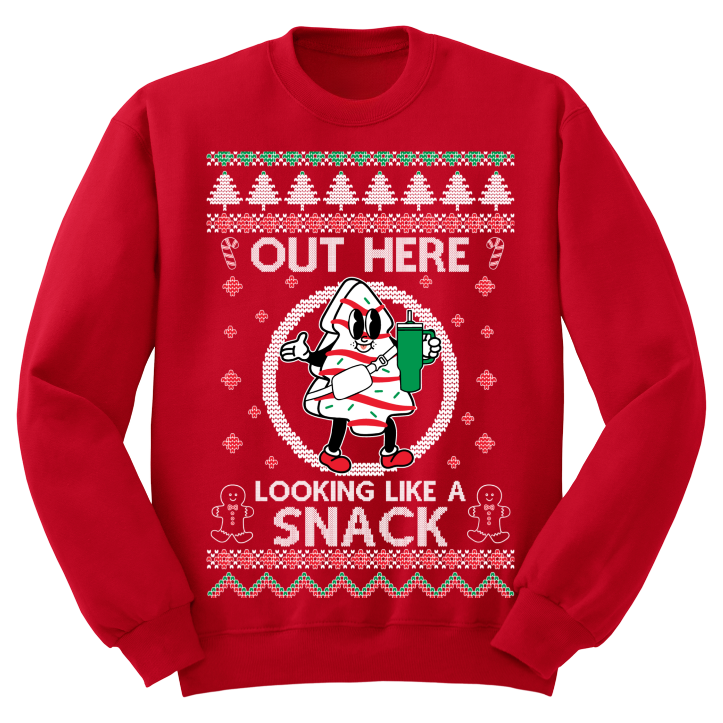Ugly Christmas Sweater Out Here Lookin' Like A Snack