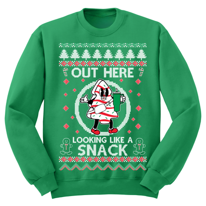 Ugly Christmas Sweater Out Here Lookin' Like A Snack