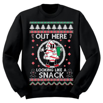 Ugly Christmas Sweater Out Here Lookin' Like A Snack