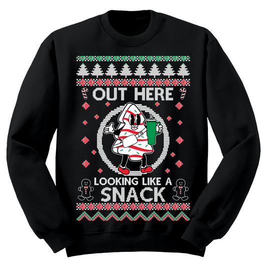 Ugly Christmas Sweater Out Here Lookin' Like A Snack