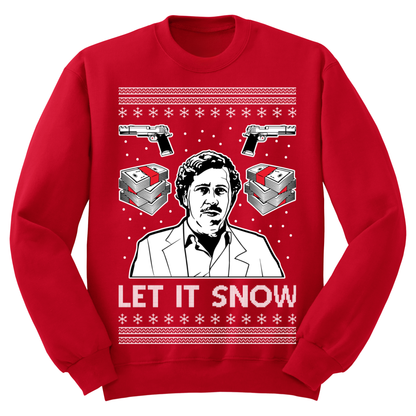 Ugly Christmas Sweater Let It Snow Pablo