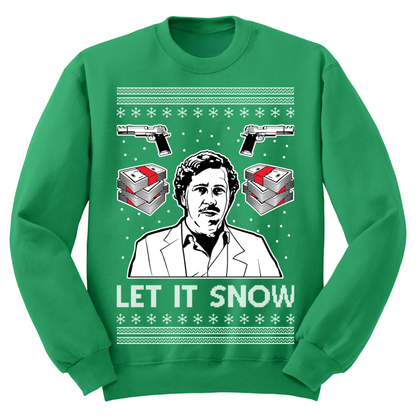 Ugly Christmas Sweater Let It Snow Pablo