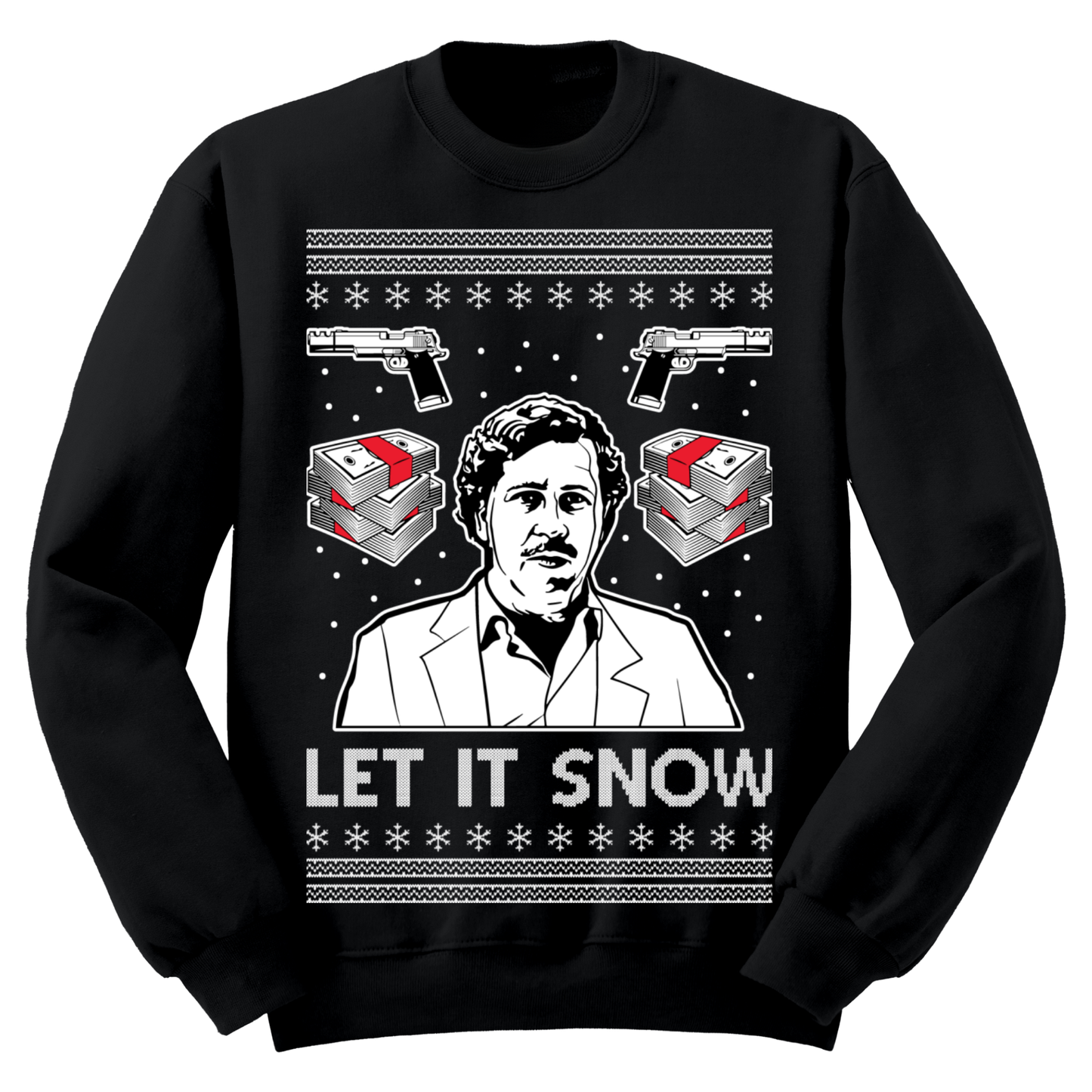 Ugly Christmas Sweater Let It Snow Pablo