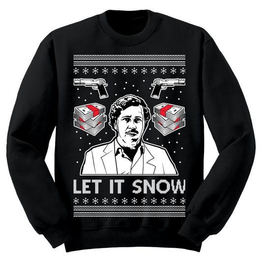 Ugly Christmas Sweater Let It Snow Pablo