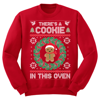 Ugly Christmas Sweater Theres A Cookie In This Oven