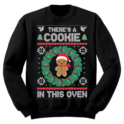 Ugly Christmas Sweater Theres A Cookie In This Oven