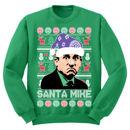 Ugly Christmas Sweater Santa Mike The Office