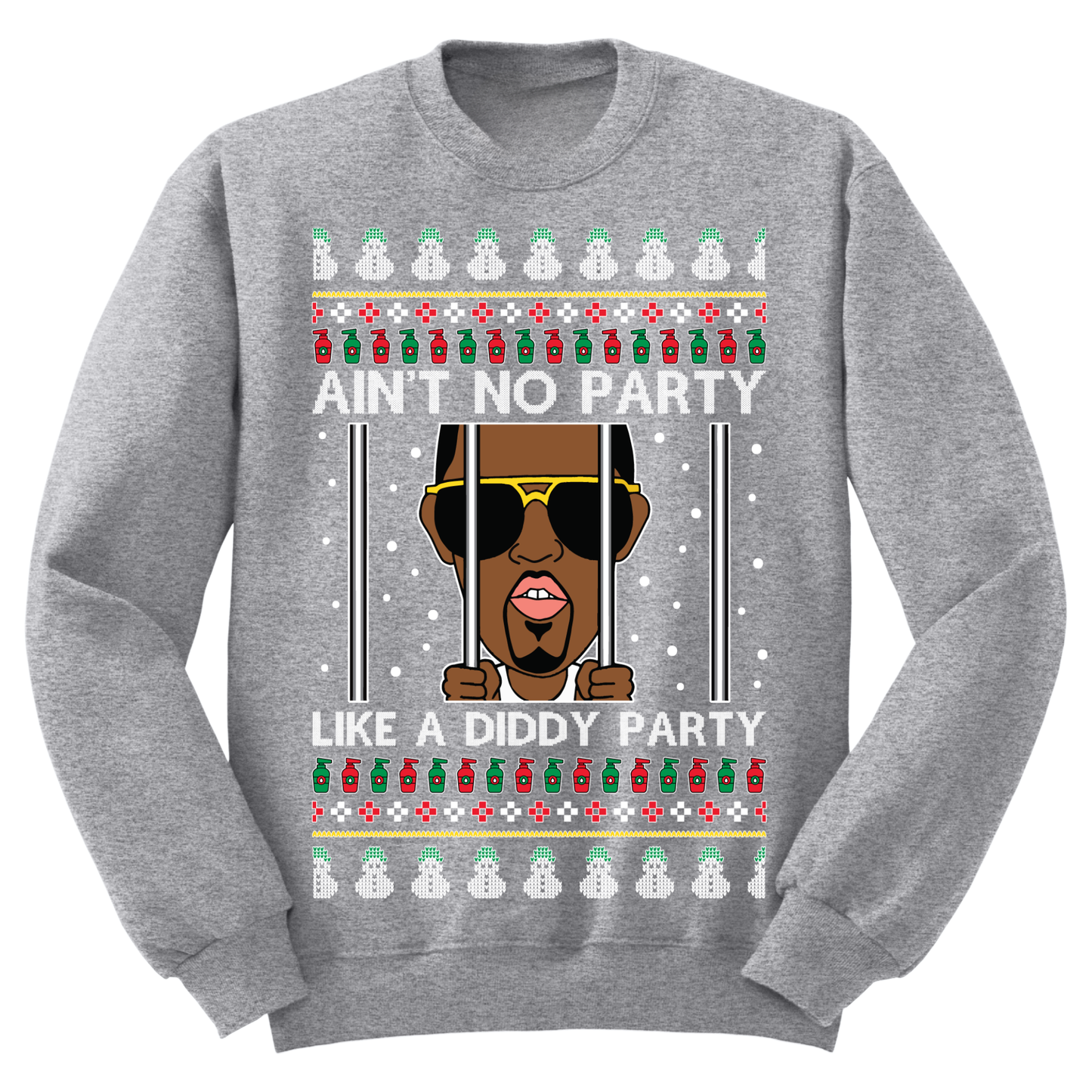 Ugly Christmas Sweater No Party Like Diddy Party