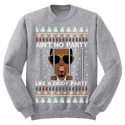 Ugly Christmas Sweater No Party Like Diddy Party