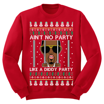 Ugly Christmas Sweater No Party Like Diddy Party