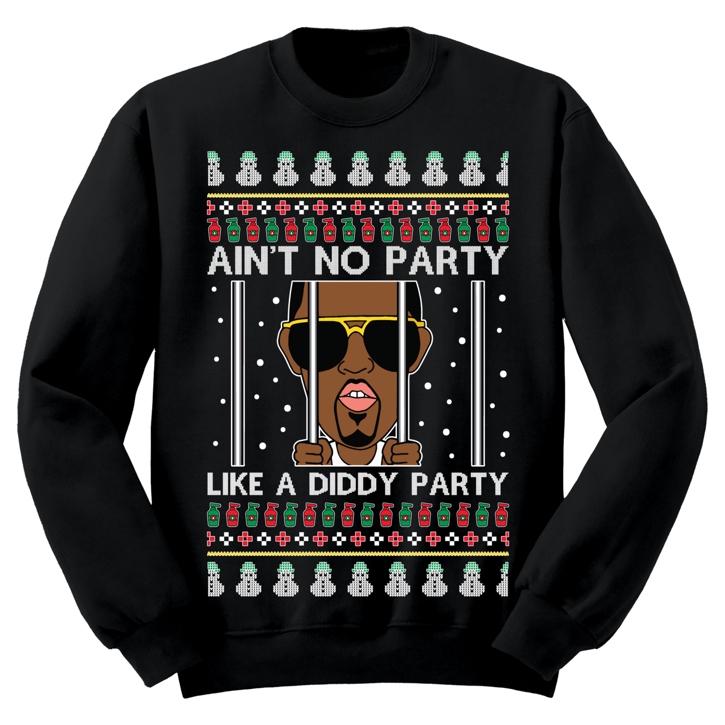 Ugly Christmas Sweater No Party Like Diddy Party