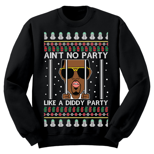 Ugly Christmas Sweater No Party Like Diddy Party