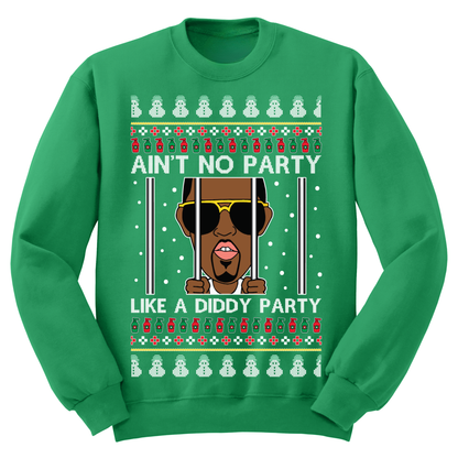 Ugly Christmas Sweater No Party Like Diddy Party