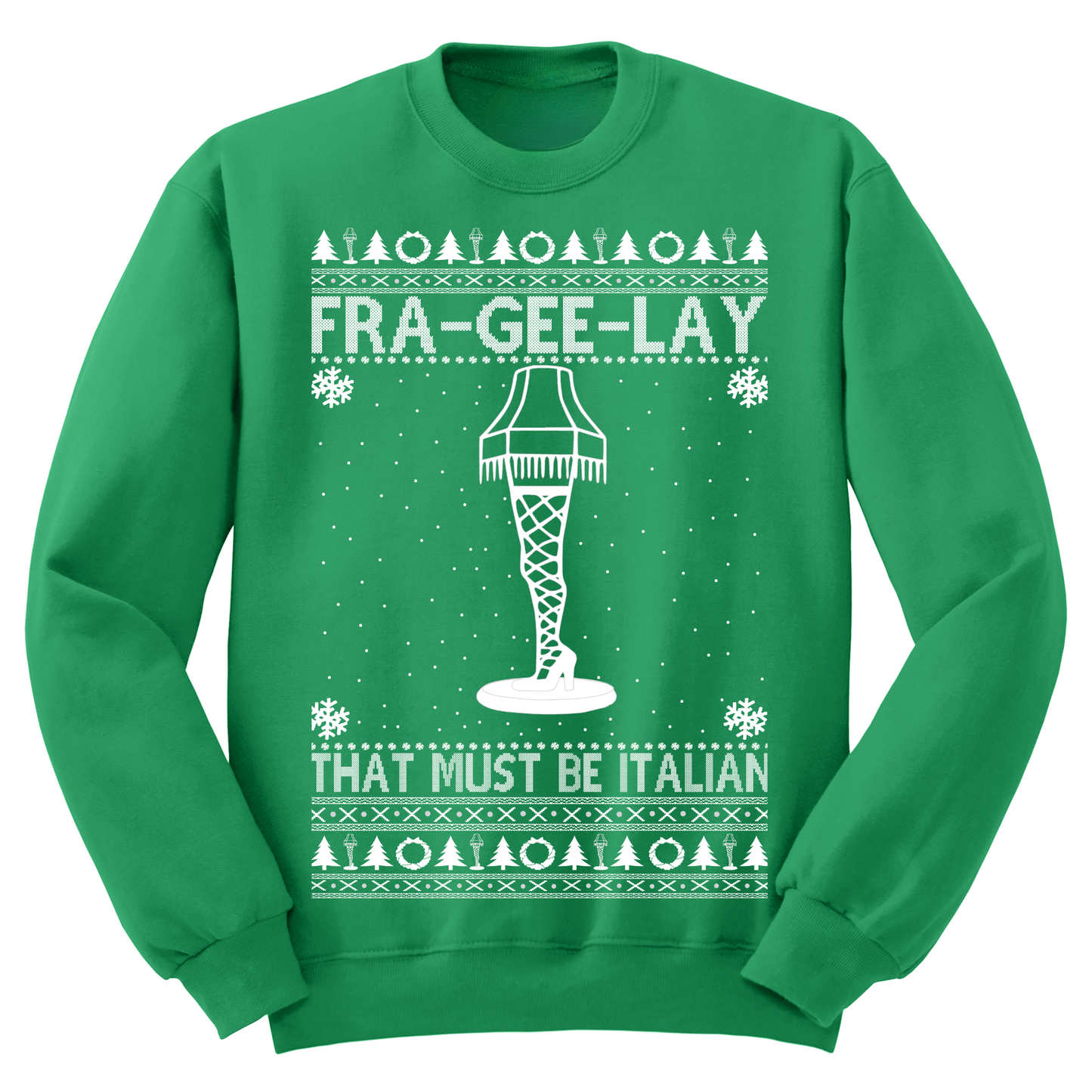 Ugly Christmas Sweater Fra Gee Lay Must Be Italian