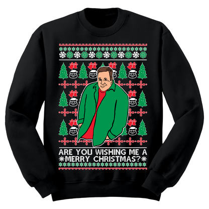 Ugly Christmas Sweater Kevin James Wishing Me Merry Christmas