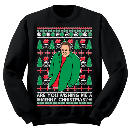 Ugly Christmas Sweater Kevin James Wishing Me Merry Christmas