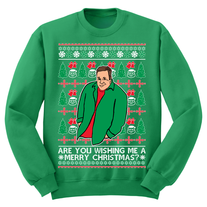 Ugly Christmas Sweater Kevin James Wishing Me Merry Christmas