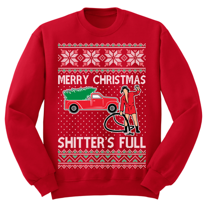 Ugly Christmas Sweater Christmas Vacation Shitters Full