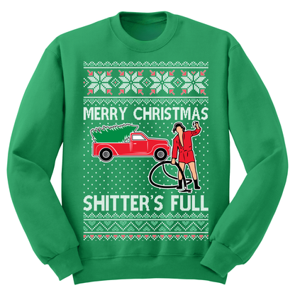 Ugly Christmas Sweater Christmas Vacation Shitters Full
