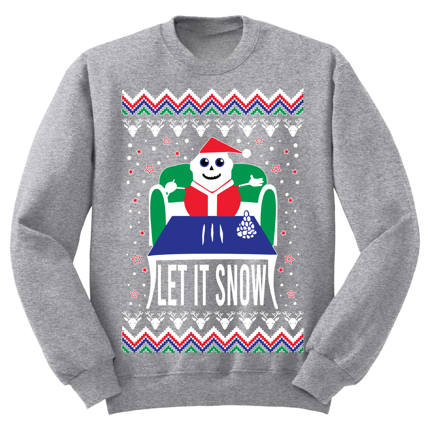 Ugly Christmas Sweater Let It Snow