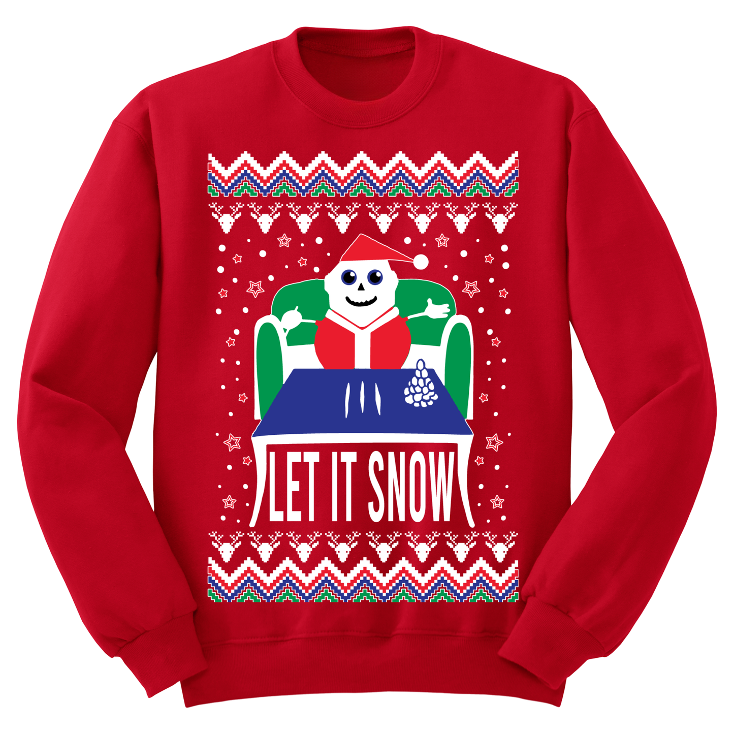 Ugly Christmas Sweater Let It Snow
