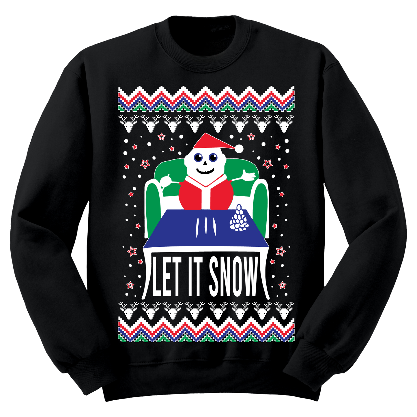 Ugly Christmas Sweater Let It Snow