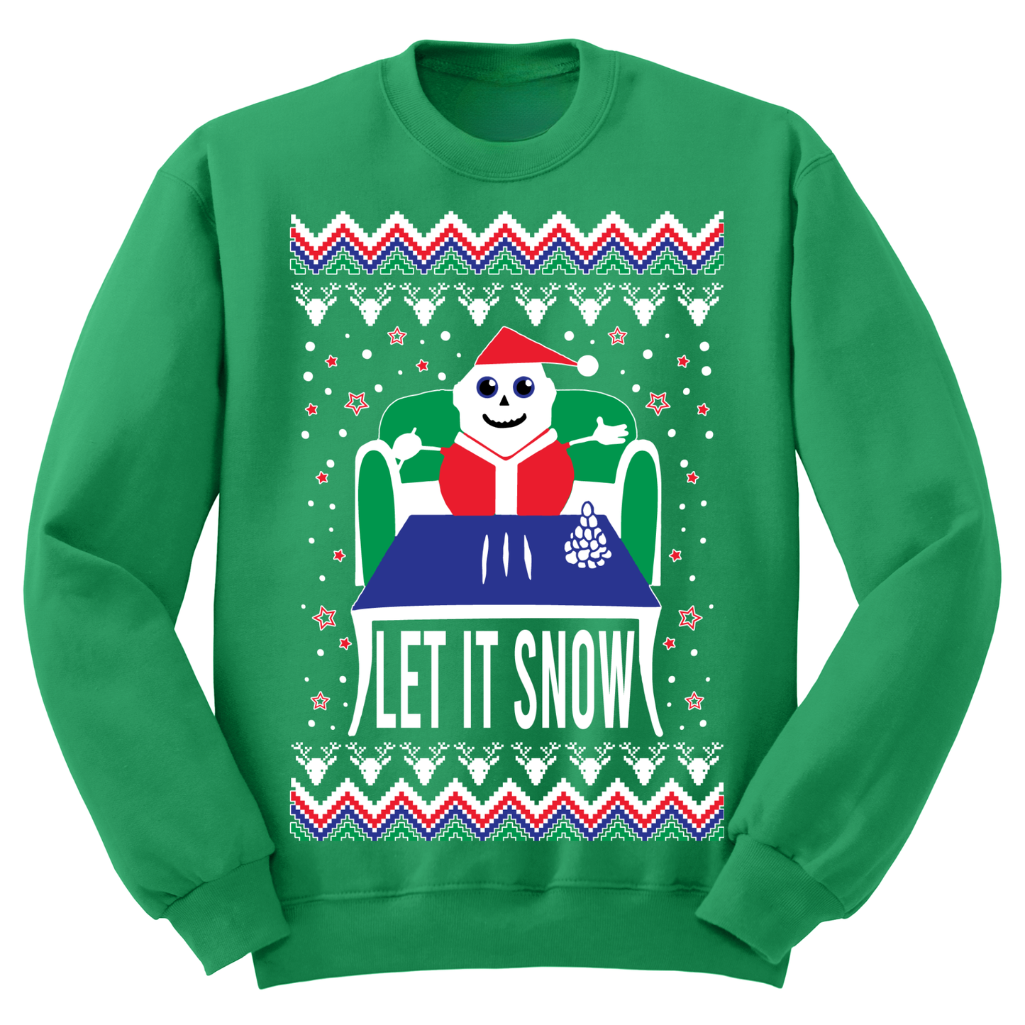 Ugly Christmas Sweater Let It Snow