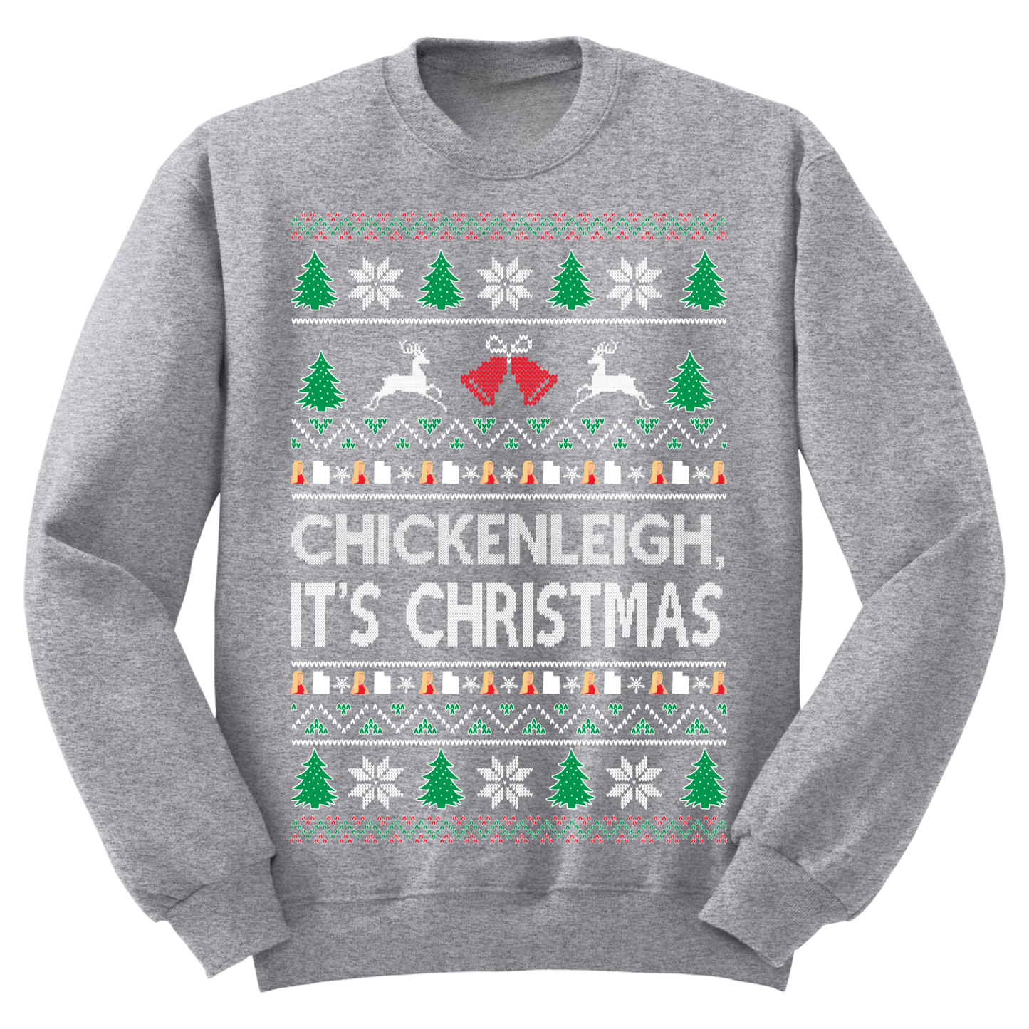 Ugly Christmas Sweater Chickenleigh It's Christmas