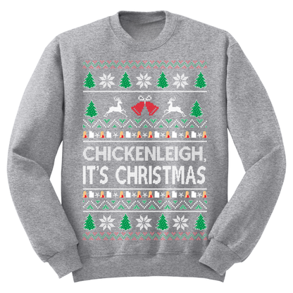 Ugly Christmas Sweater Chickenleigh It's Christmas