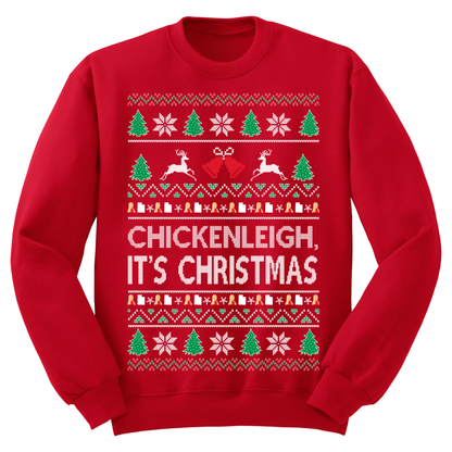 Ugly Christmas Sweater Chickenleigh It's Christmas