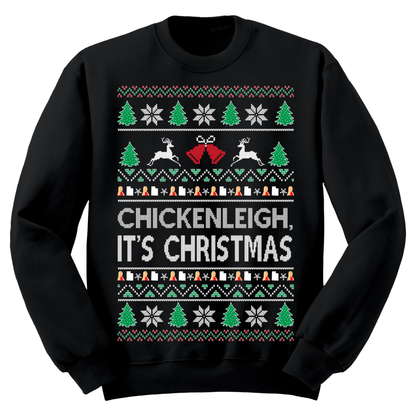 Ugly Christmas Sweater Chickenleigh It's Christmas