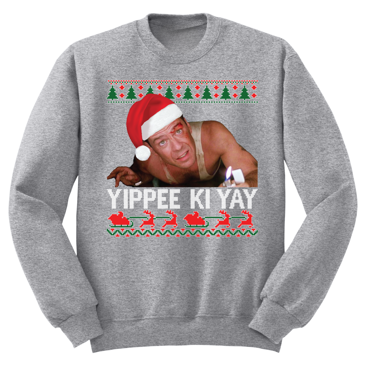 Ugly Christmas Sweater Yippie Kai Yay