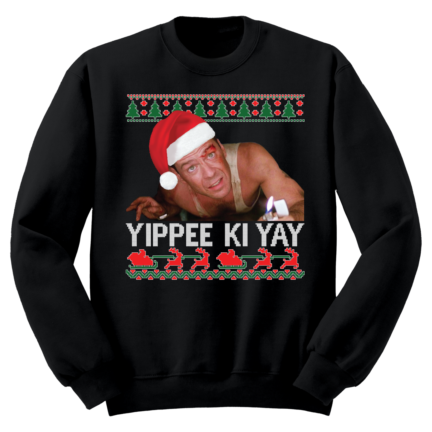 Ugly Christmas Sweater Yippie Kai Yay