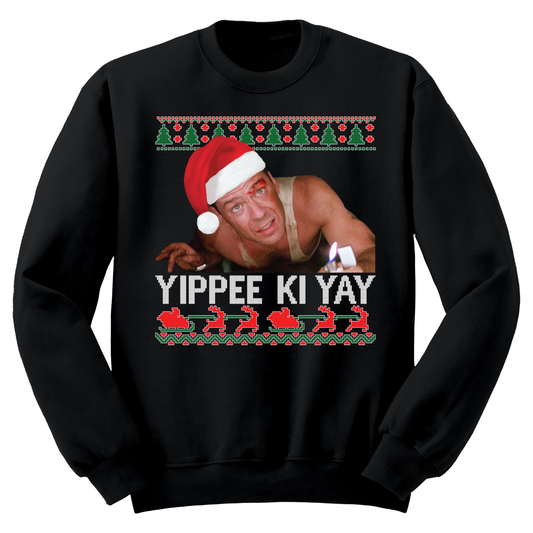 Ugly Christmas Sweater Yippie Kai Yay