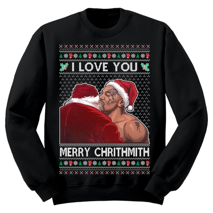 Ugly Christmas Sweater I Love You Merry Chirthmith