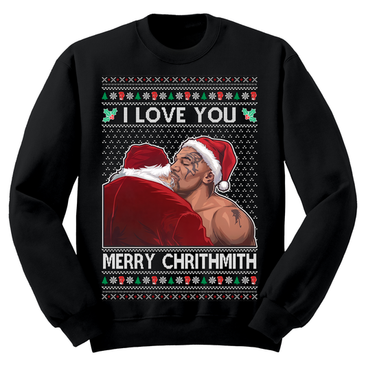 Ugly Christmas Sweater I Love You Merry Chirthmith