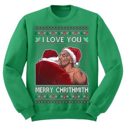 Ugly Christmas Sweater I Love You Merry Chirthmith